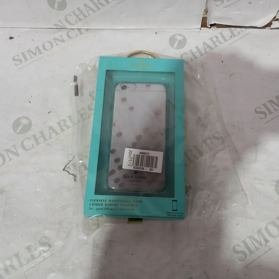 BOXED KATE SPADE FLEXIBLE HARDSHELL CASE FOR IPHONE 6 & 6S