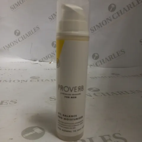 PROVERB LIFE FUELLED SKINCARE FOR MEN OIL BALANCE PRO MOISTURISER