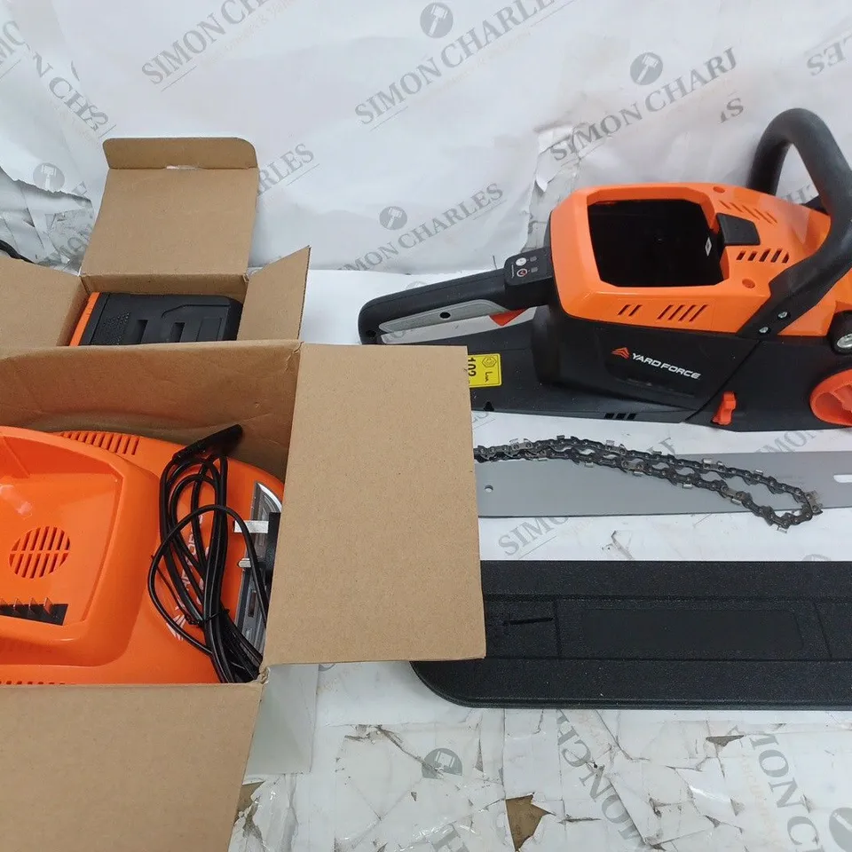 YARD FORCE CORDLESS CHAINSAW GR40V