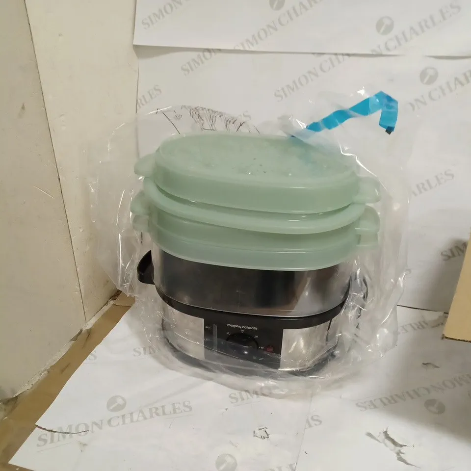 MORPHY RICHARDS STAINLESS STEEL FOOD STEAMER