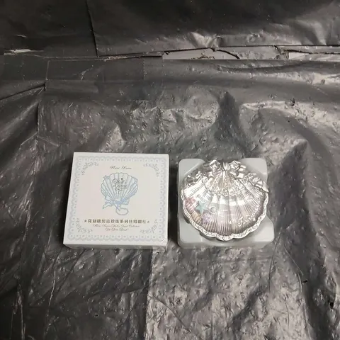 FLOWER KNOWS SHELL'S JEWEL COLLECTION SILK SATIN BLUSH IN 01 PETAL PEARL - BOXED