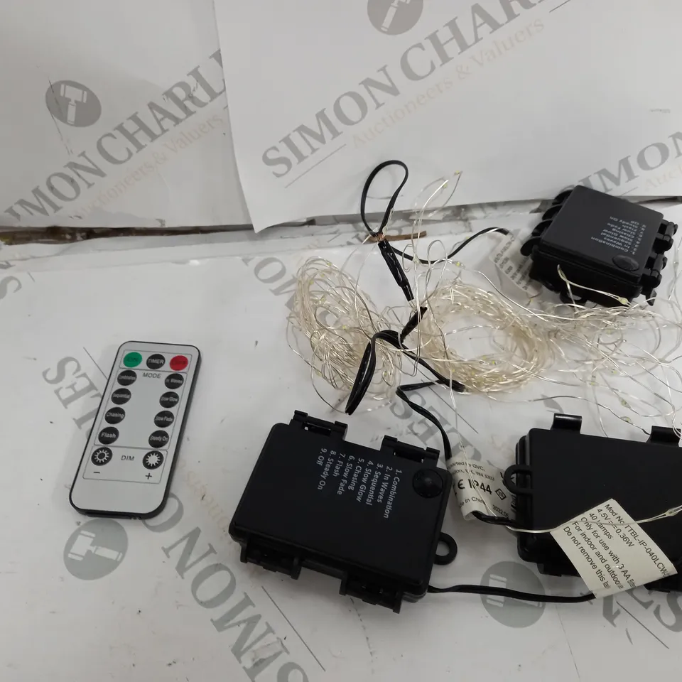 HOME REFLECTIONS INDOOR/OUTDOOR SET OF 4M LIGHT STRANDS WITH REMOTE