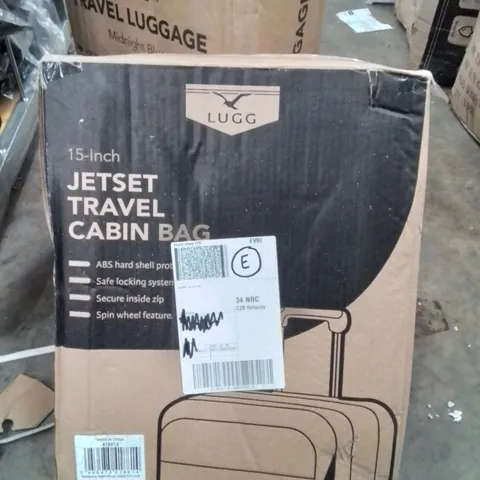 BOXED LUGG JETSET 15" TRAVEL CABIN SUITCASE -BLACK-