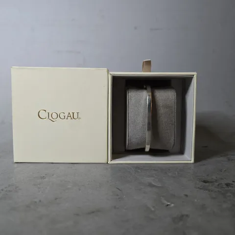 BOXED CLOGAU PERSONALISED SOLID SQUARE BANGLE