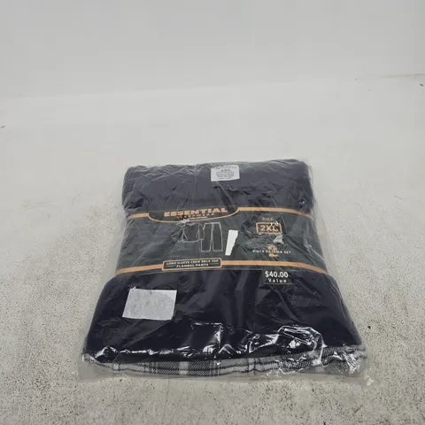 ESSENTIAL SLEEPWEAR 2 PIECE PYJAMA SET 2XL