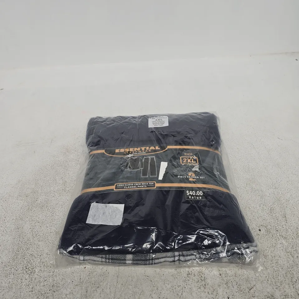 ESSENTIAL SLEEPWEAR 2 PIECE PYJAMA SET 2XL