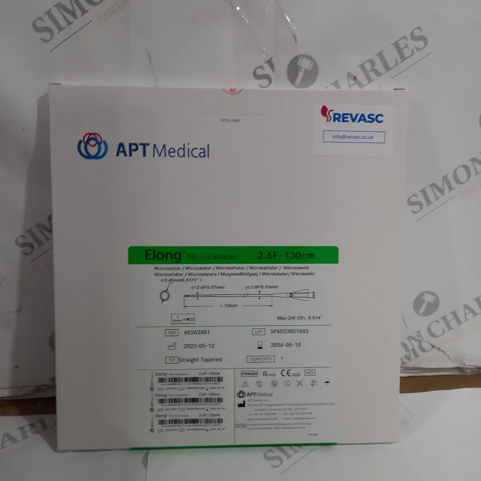 APT MEDICAL 6 ELONG MICROCATHETERS AND 4 ASPIRATION CATHETER