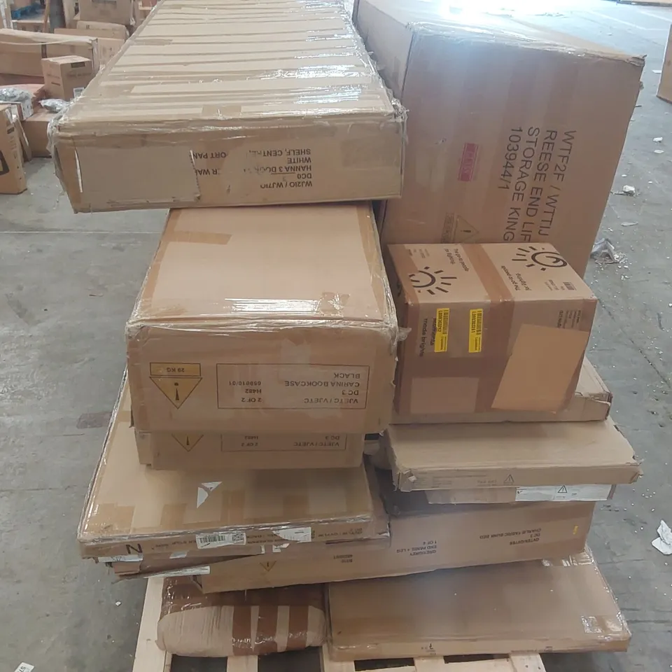PALLET CONTAINING A VERY LARGE QUANTITY OF ASSORTED FURNITURE PARTS ECT