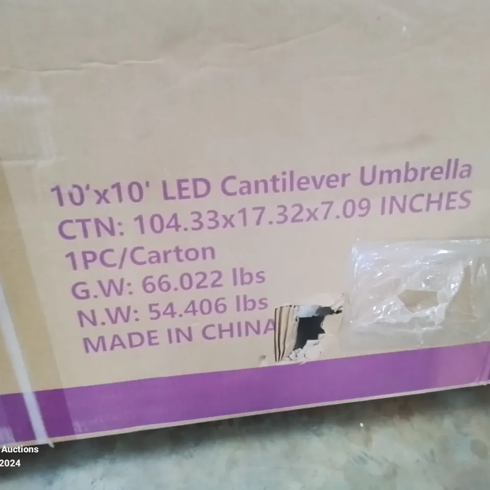 BOXED DICKENS 300 LIGHTENED PARASOL 