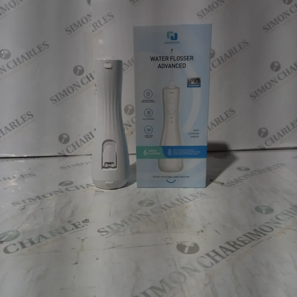 BOXED HAMMSOM WATER FLOSSER ADVANCED 