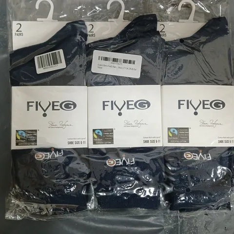 BOX OF APPROXIMATELY 20 PACKS OF FIVE G SOCKS - COLOURS AND SIZES MAY VARY - COLLECTION ONLY