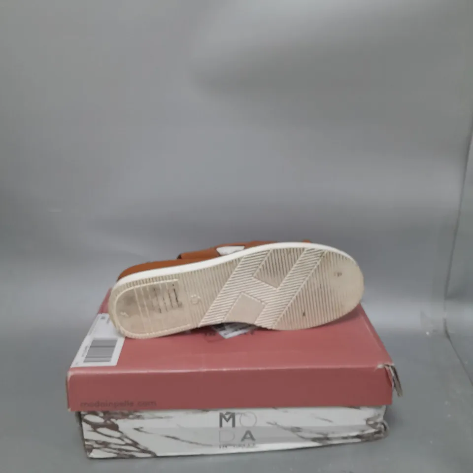 MODA IN PELLE OLANNA SANDALS - TAN - SIZE 6