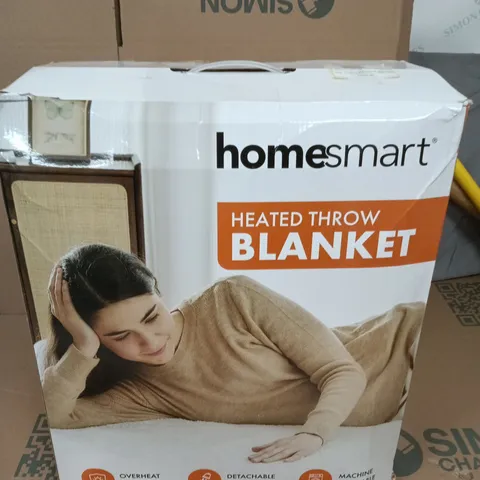HOMEMART HEATED THROW BLANKET – BOXED