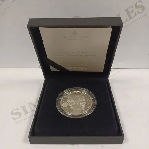 THE ROYAL MINT HARRY POTTER 2022 UK 1OZ SILVER PROOF COIN