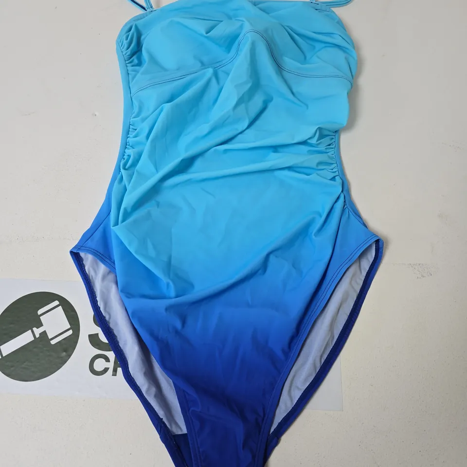 BONPRIX GRADIENT BLUE ONE-PIECE SWIMSUIT – UK 16 (EU 42)