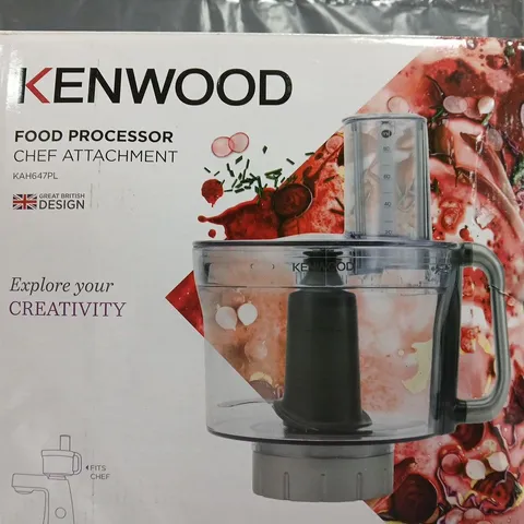 BOXED KENWOOD FOOD PROCESSOR CHEF ATTACHMENT