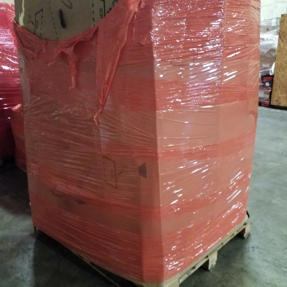 PALLET CONTAINING ASSORTED PRODUCTS TO INCLUDE AIR PURIFIER, BED RAIL, FROSTED WINDOW FILM, SHOE HORN, ARTIFICIAL CHRISTMAS TREE 