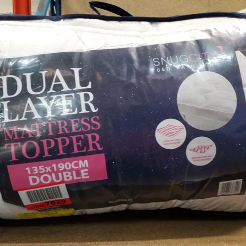 BAGGED 3CM MATTRESS TOPPER // SIZE: DOUBLE