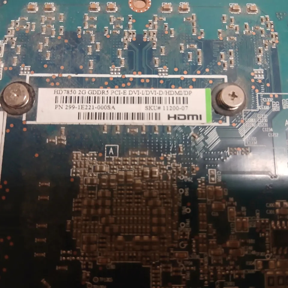SAPPHIRE RADEON HD 7850 2GB GRAPHICS CARD – PCIE, DUAL-X COOLER
