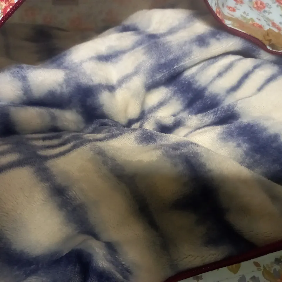 COZEE HOME VELVET SOFT DUVET SET, BLUE, KIINGSIZE
