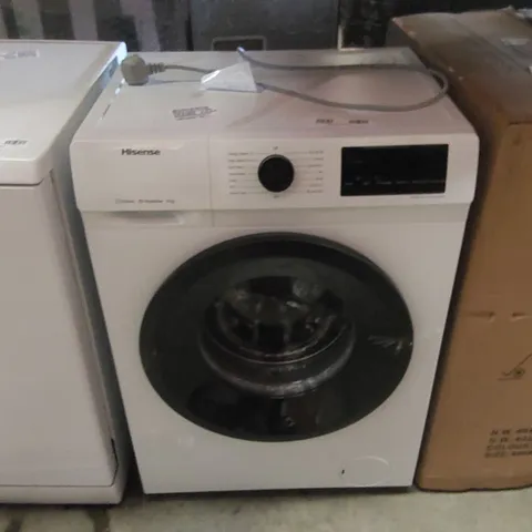 HISENSE 9KG STEAM INVERTER 1400 SPIN WASHING MACHINE IN WHITE