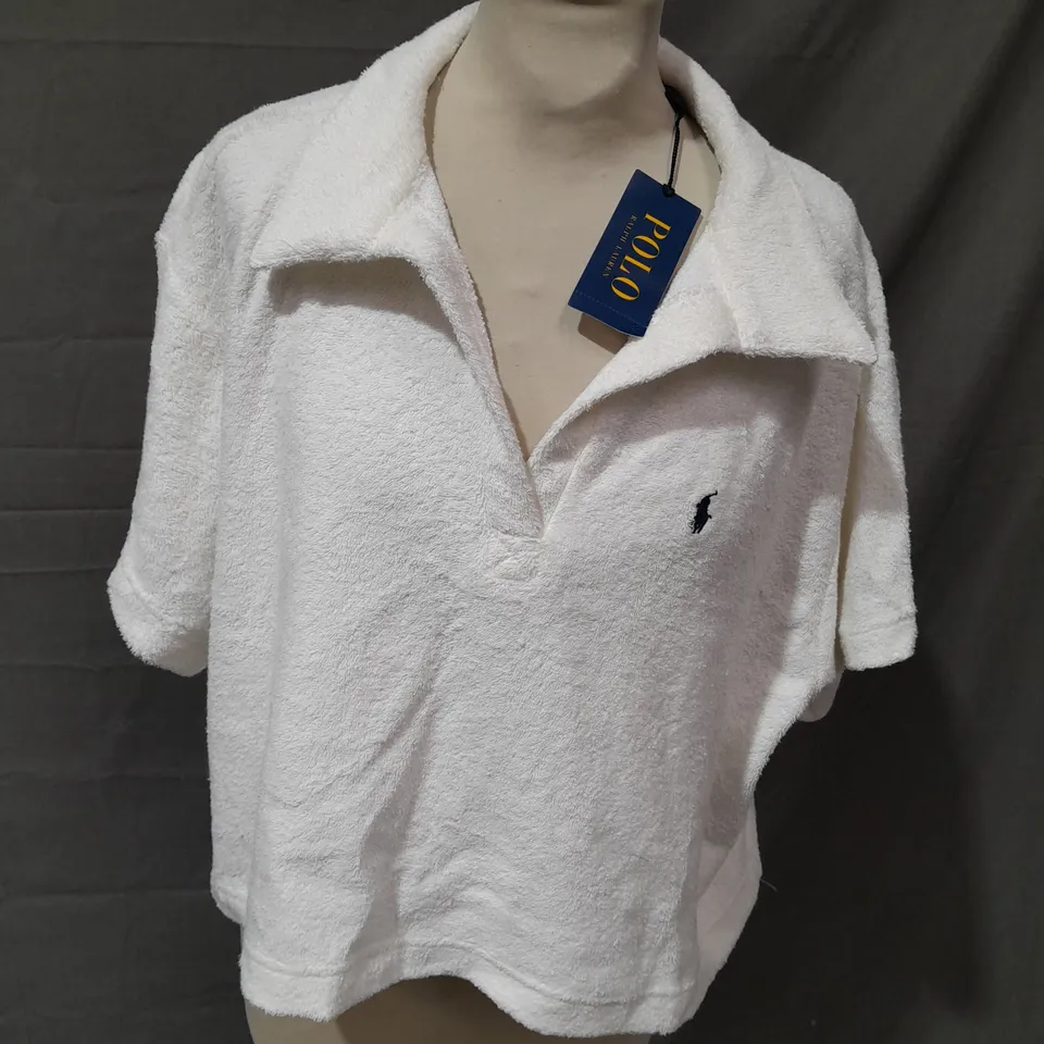 POLO RALPH LAUREN TERRY TOP - 12 M
