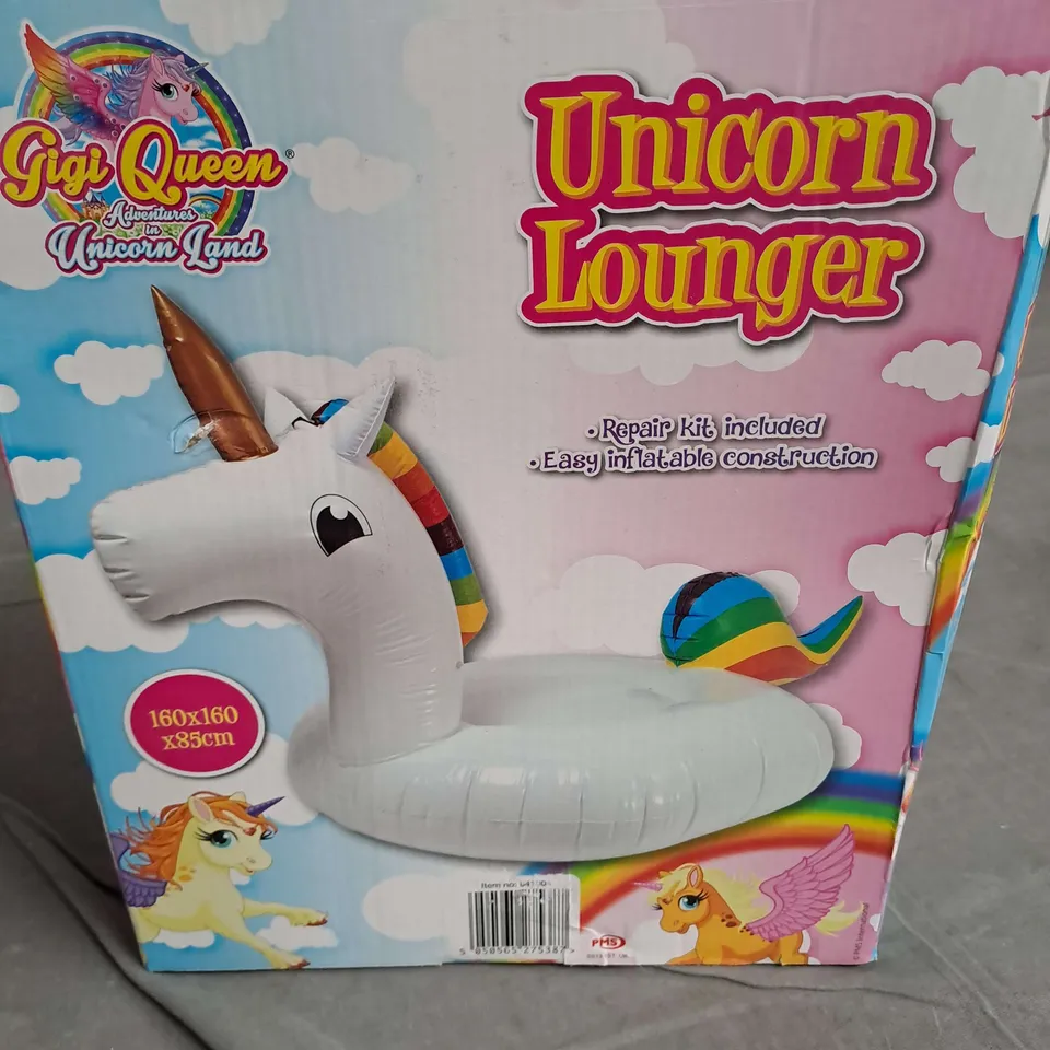 BOXED UNICORN LOUNGER