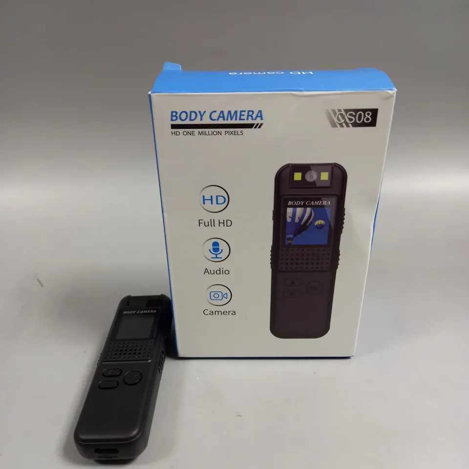 BOXED CS08 HD BODY CAMERA 