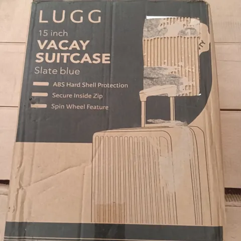 BOXED LUGG TRAVEL SUITCASE