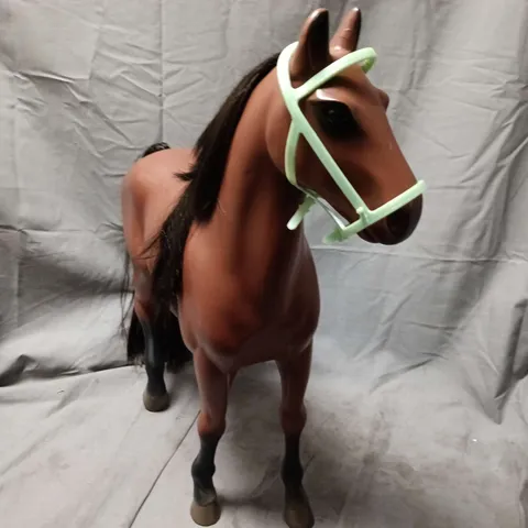PLASTIC 20" TALL HORSE FIGURINE