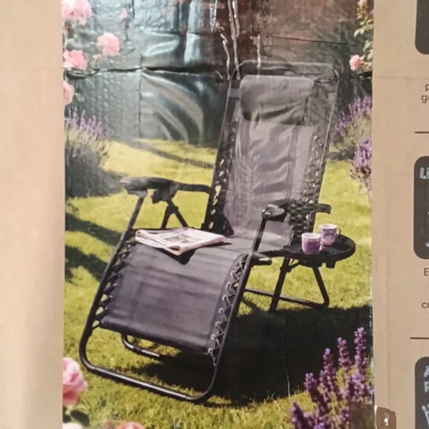 BOXED PACK OF 2 STANDARD GRAVITY CHAIRS BLACK