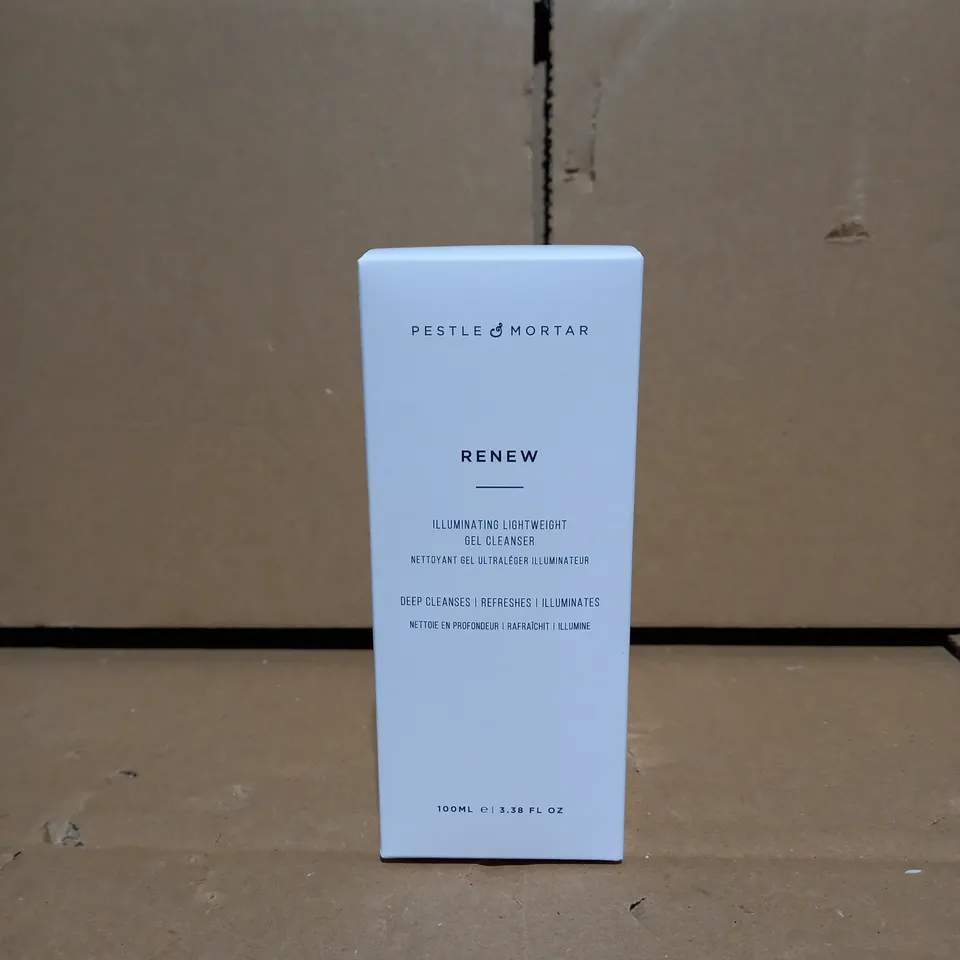 BOXED & SEALED PESTLE & MORTAR RENEW CLEANSING GEL 100ML