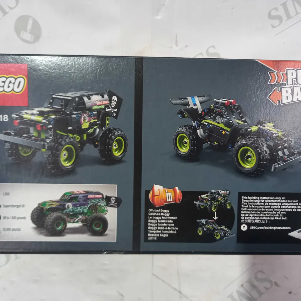 LEGO TECHNIC 42118 2-IN-1 MONSTER JAM GRAVE DIGGER