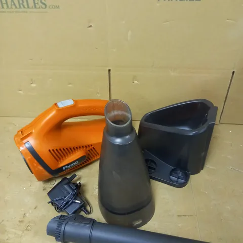 FLYMO CORDLESS VACUUM WITH CHARGER STAND