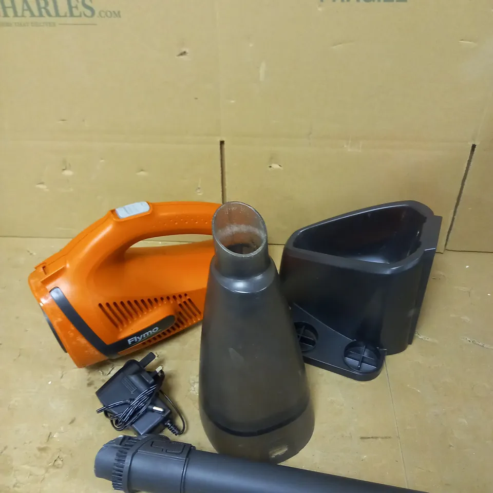 FLYMO CORDLESS VACUUM WITH CHARGER STAND