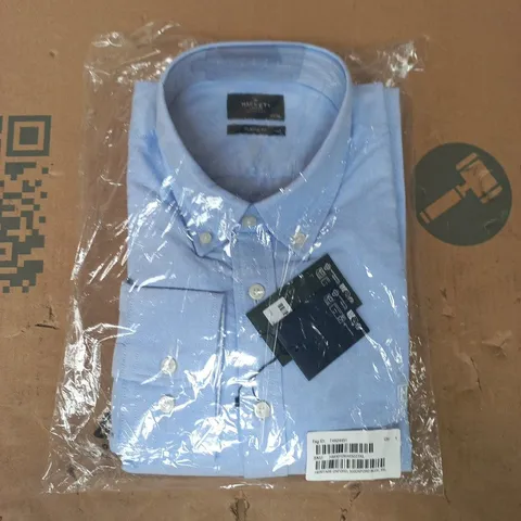 HACKETT LONDON CLASSIC FIT SHIRT IN LIGHT BLUE SIZE 3XL