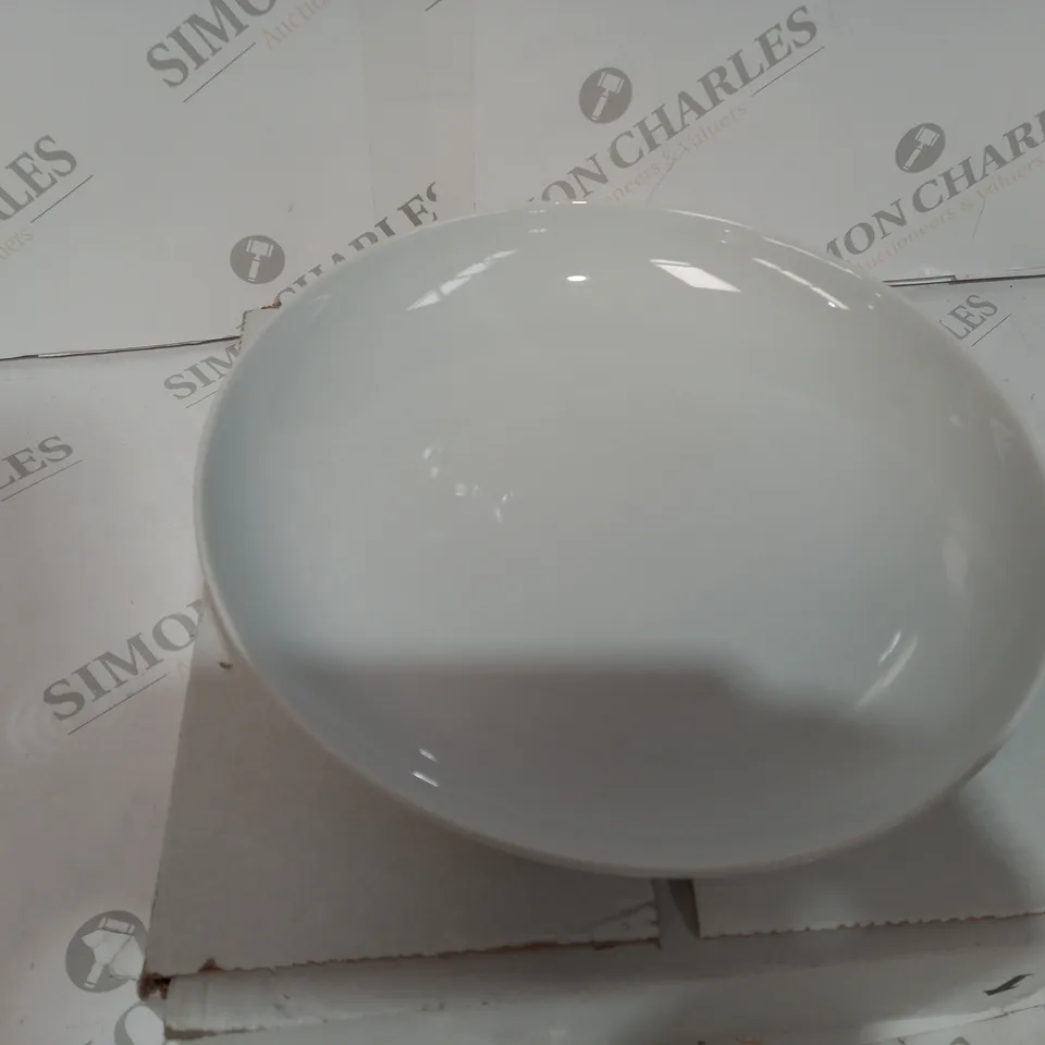 BOXED SET OF 4 JOHN LEWIS PORCELAIN PASTA BOWLS - MICROWAVE AND DISHWASHER SAFE