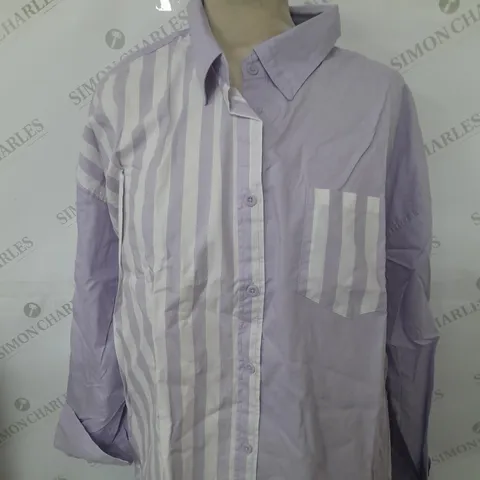 APPROXIMATELY 25 ASSORTED COTTON ON CLOTHING ITEMS TO INCLUDE DAD SHIRT IN LIGHT LILAC SPLICE SIZE XS, LOOSE STRAIGHT JEAN IN PINK/WHITE SIZE 40EU, CARTER WIDE LEG PANT IN BLACK SIZE 36EU