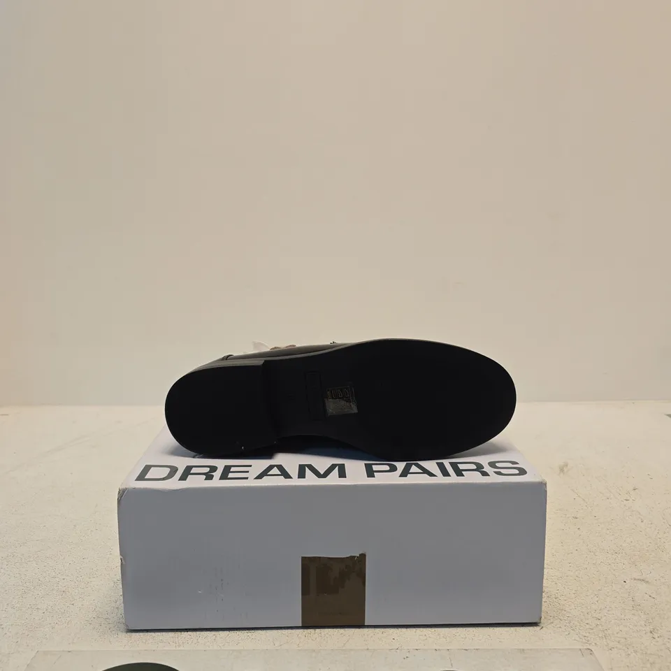 DREAM PAIRS BLACK PATENT LOAFERS – WOMEN'S, UK 8