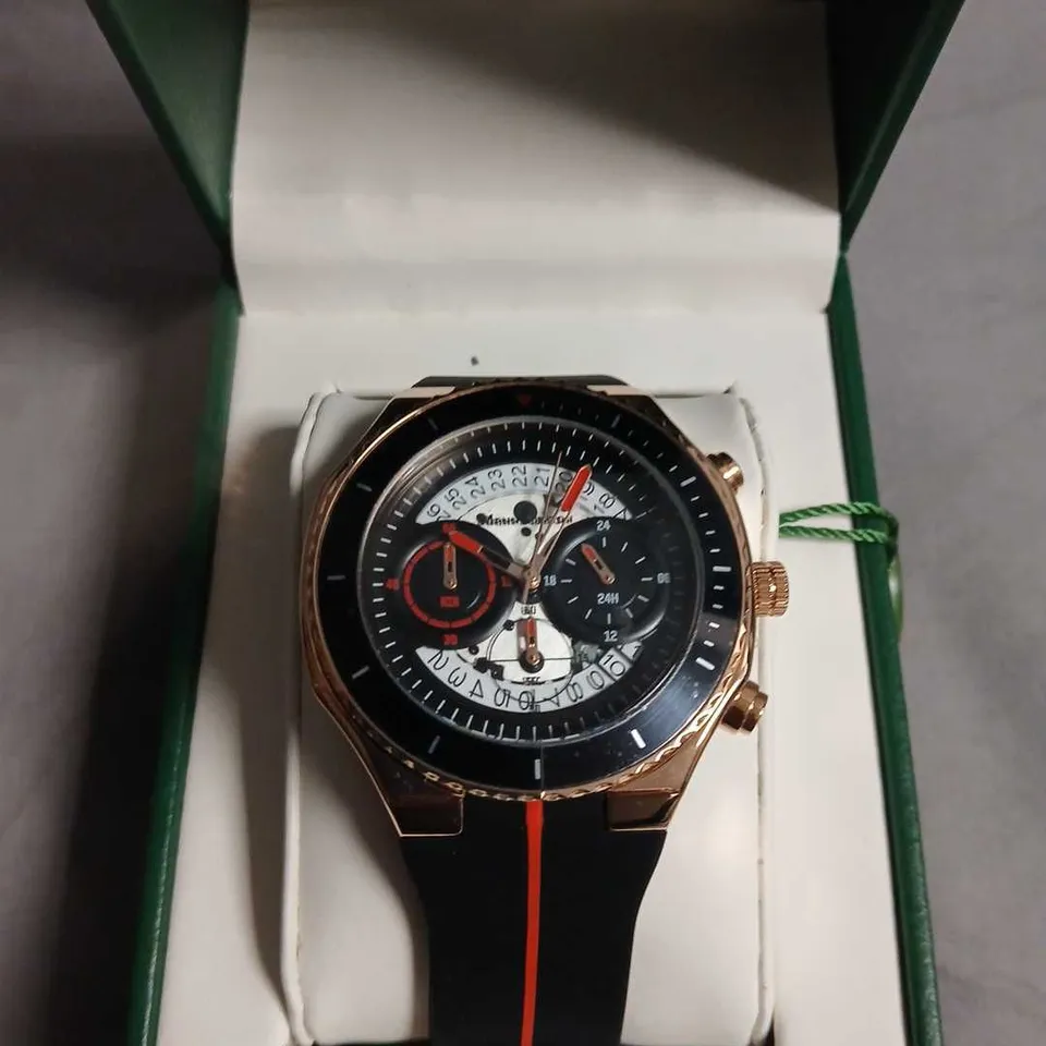MANN EGERTON LIMITED EDITION HAND-ASSEMBLED RAPTOR QUARTZ WATCH