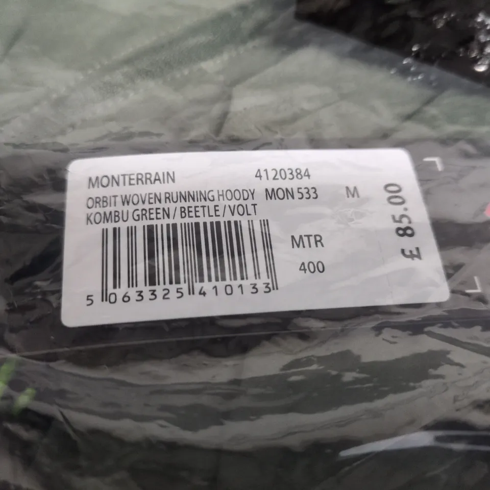 MONTERRAIN ORBIT WOVEN RUNNING HOODY – SIZE M