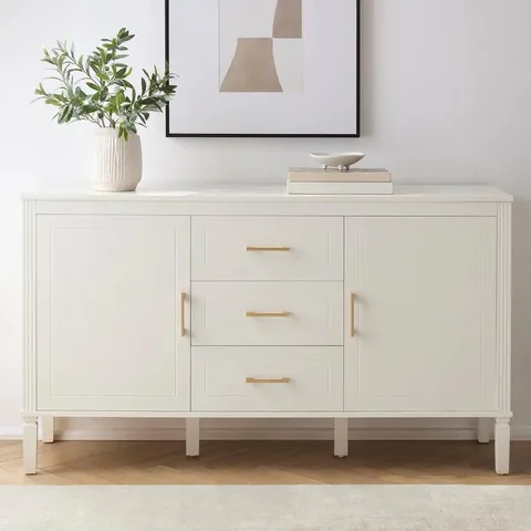 BOXED DUSK SIENNA 2 DOOR/3 DRAWER SIDEBOARD - TAUPE (1 BOX)