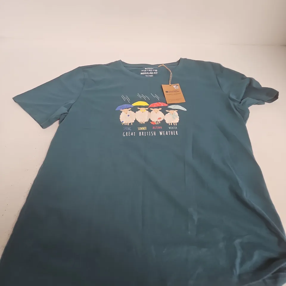 MOUNTAIN WAREHOUSE T‑SHIRT – REGULAR FIT, UK14