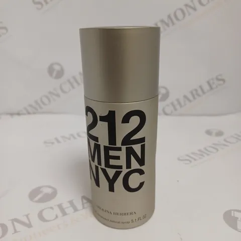 CAROLINA HERRERA 212 NYC MENS DEODORANT SPRAY