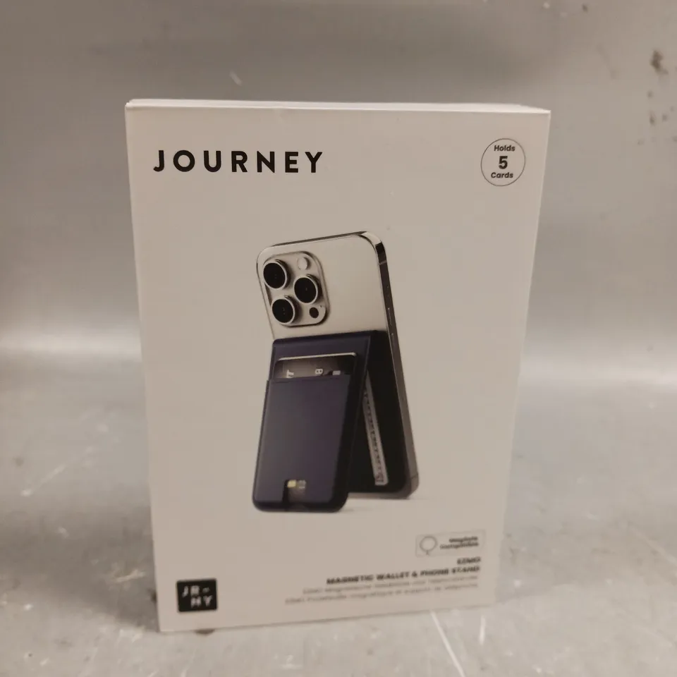 BOXED SEALED JOURNEY EZMO MAGNETIC WALLET & PHONE STAND 