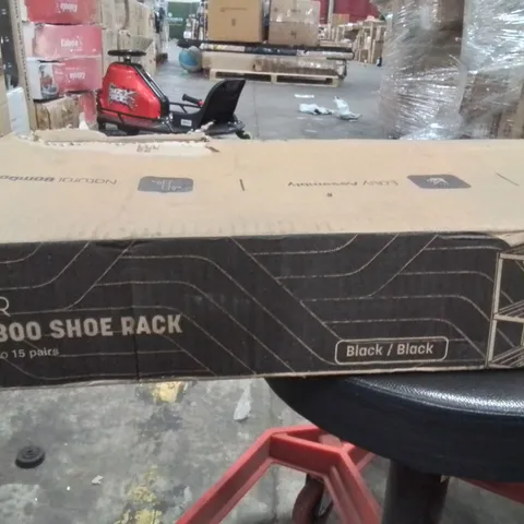 BOXED 3 TIER BAMBOO SHOE RACK
