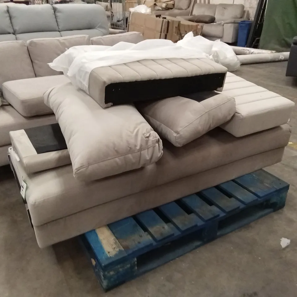 UNASSEMBLED LANA SOFA, CHAMPAGNE CLASSIC VELVET