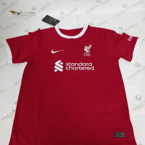 NIKE LIVERPOOL HOME SHIRT AND SHORTS - '11 NYLA' - SIZE 28