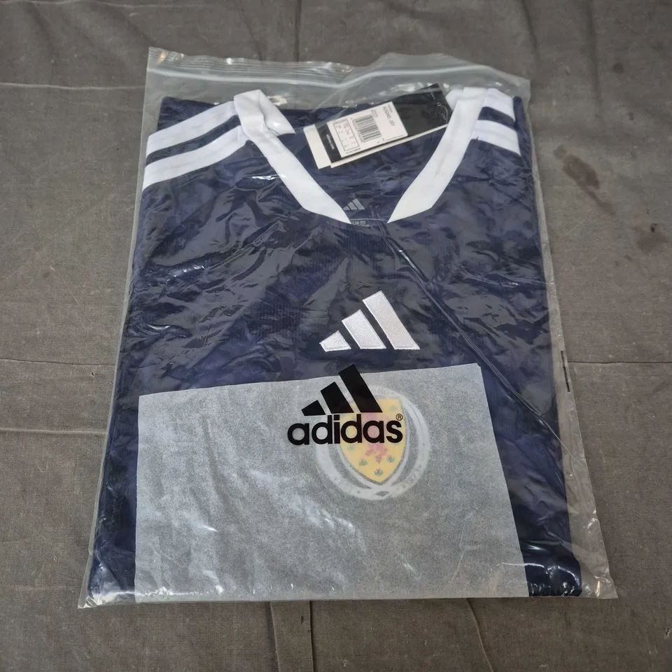 BAGGED ADIDAS SCOTLAND JERSEY IN NAVY - LARGE