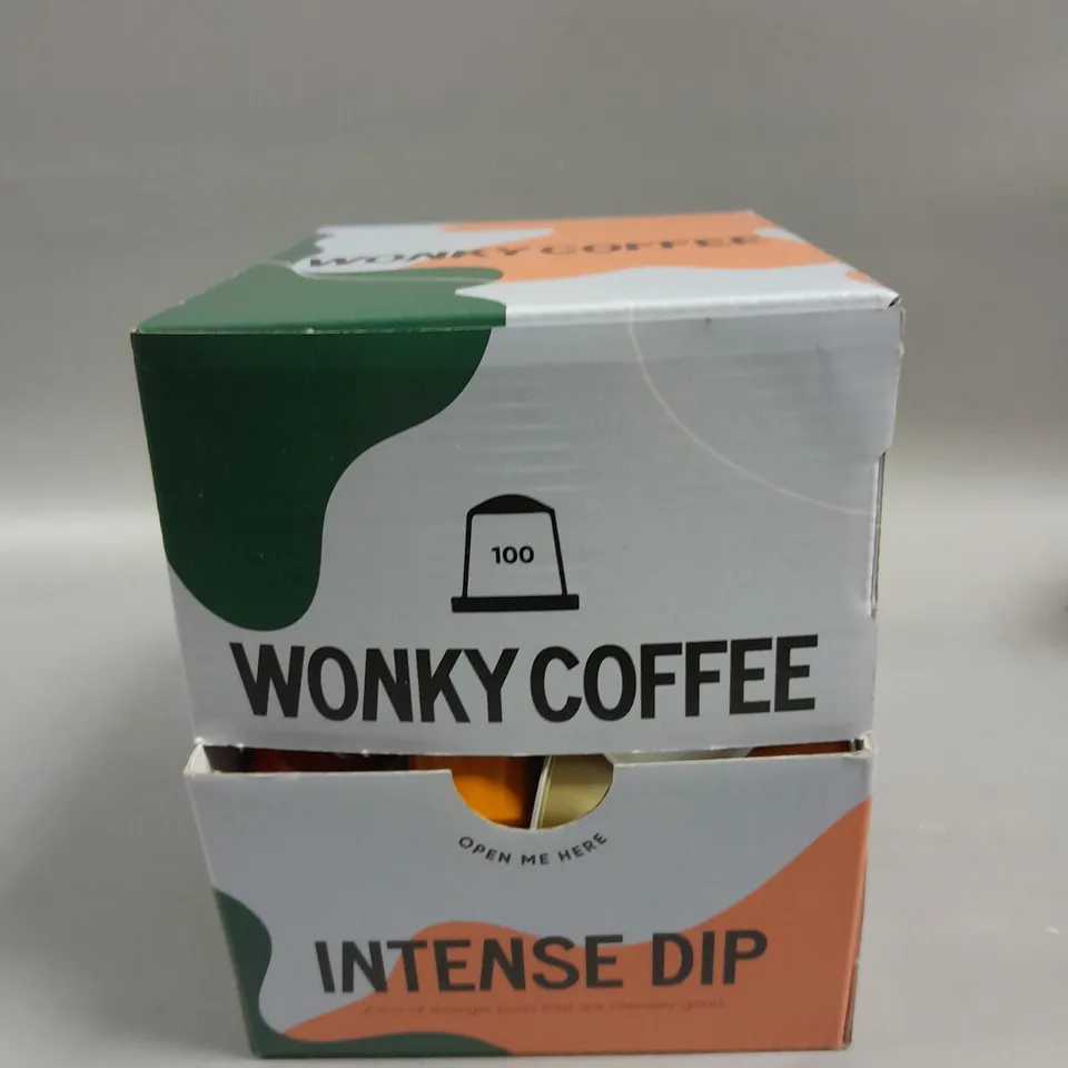 BOXED WONKY COFFEE INTENSE DIP COFFEE POD SELECTION 
